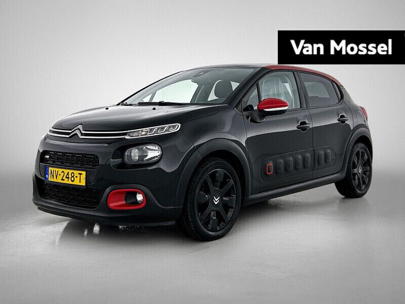 Zwart Gebruikt 2017 Citroën C3 PureTech Hatchback | € 10.440 (Iets duurder) - Afbeelding 1/4
