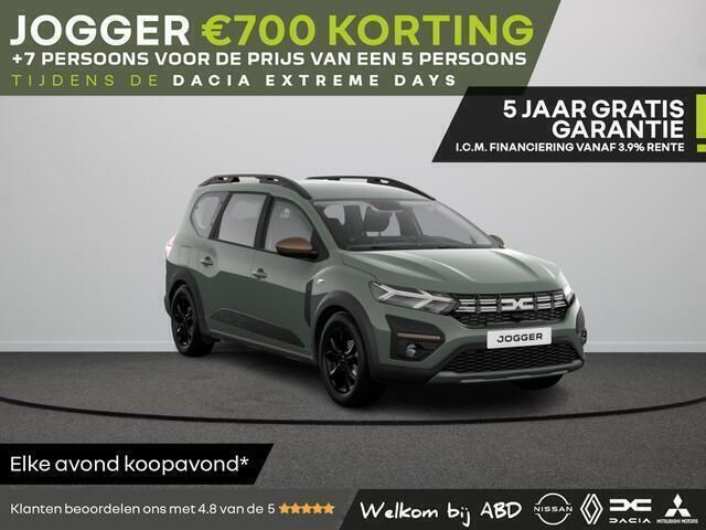 Groen Nieuw 2025 Dacia Jogger Extreme MPV | € 28.675 (Eerlijke prijs) - Afbeelding 1/4