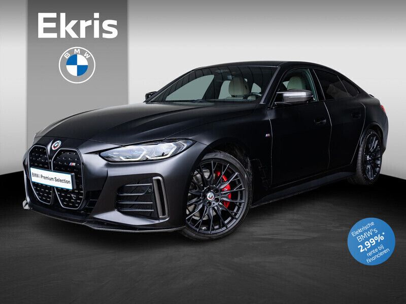 Zwart Gebruikt 2022 BMW i4 M Performance Sedan | € 58.895 - Afbeelding 1/4