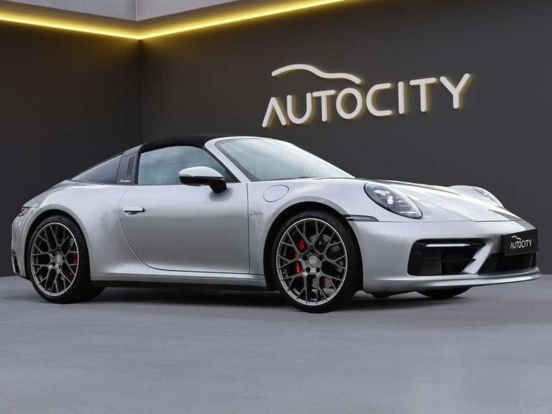 Zilver Gebruikt 2021 Porsche 911 Targa 4S Sport Cabriolet | € 164.950 (Iets duurder) - Afbeelding 1/4
