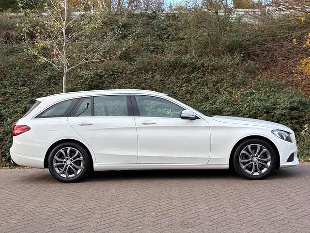 Occasion Mercedes C180 Prestige 156 PK (114 kW) 2015 Wit Stationwagen