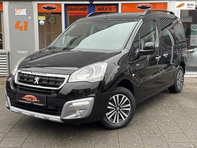 Zwart (metallic) Gebruikt 2018 Peugeot Partner Tepee Active MPV | € 10.950 (Eerlijke prijs) - Afbeelding 1/4