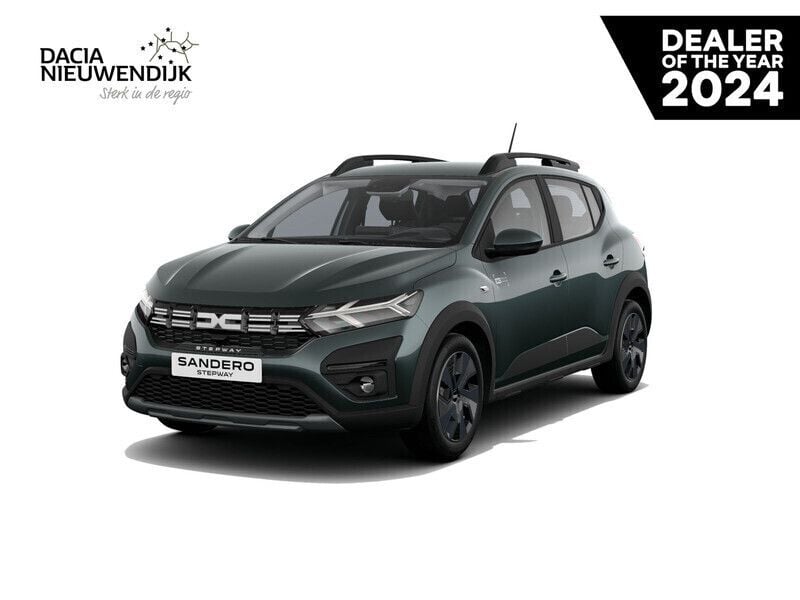 Cedar green (groen mica) Nieuw 2025 Dacia Sandero Expression Hatchback | € 24.400 (Eerlijke prijs) - Afbeelding 1/4