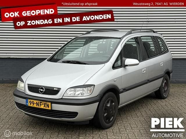 Grijs Gebruikt 2003 Opel Zafira Comfort MPV | € 999 (Eerlijke prijs) - Afbeelding 1/3