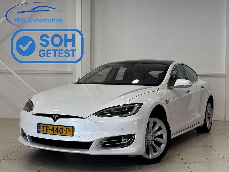 Wit Gebruikt 2018 Tesla Model S Hatchback | € 20.300 (Goede deal) - Afbeelding 1/4