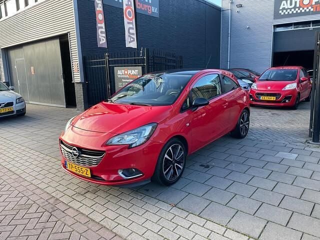 Rood Occasion 2015 Opel Corsa Selection Hatchback | € 3.999 (Super prijs) - Afbeelding 1/4