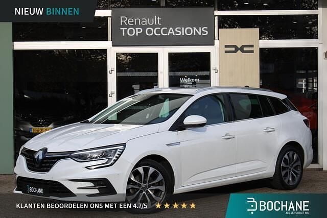 Blanc nacré (qnc) Gebruikt 2023 Renault Mégane GrandTour Techno Stationwagen | € 21.800 (Eerlijke prijs) - Afbeelding 1/4