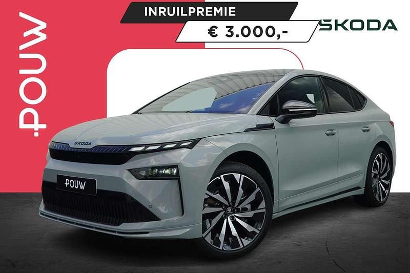 Grijs Nieuw 2025 Skoda Enyaq iV SportLine SUV | € 58.750 - Afbeelding 1/4