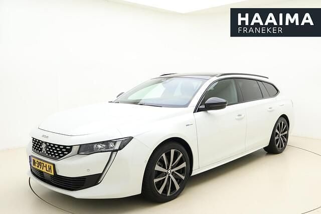 Wit Gebruikt 2020 Peugeot 508 SW GT-line Stationwagen | € 22.950 - Afbeelding 1/4