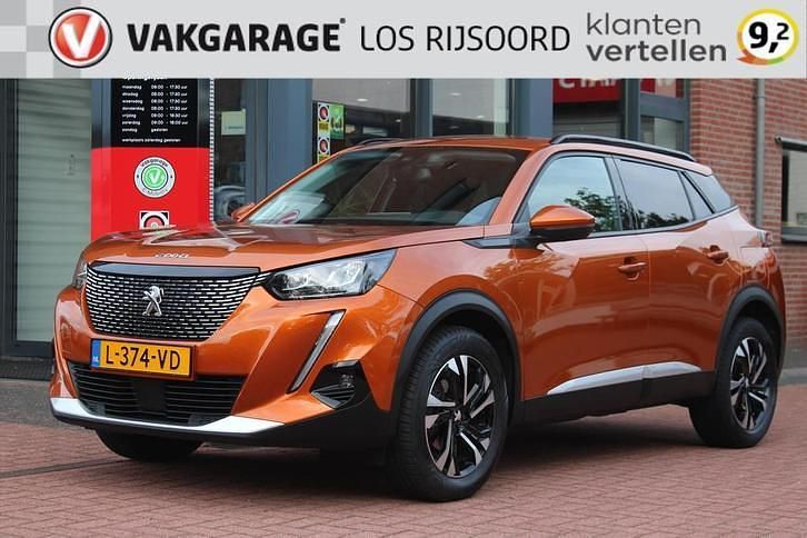 Oranje Gebruikt 2021 Peugeot 2008 Allure SUV | € 14.990 (Eerlijke prijs) - Afbeelding 1/4