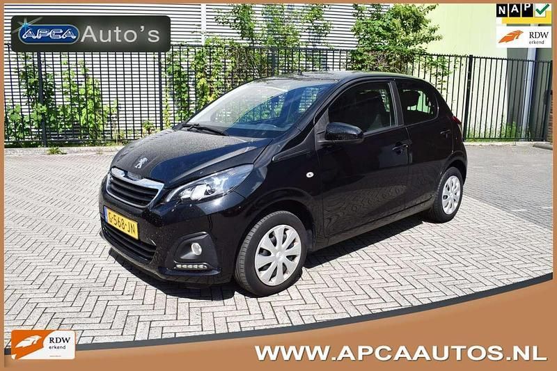 Zwart Gebruikt 2019 Peugeot 108 Active Hatchback | € 6.945 (Eerlijke prijs) - Afbeelding 1/4