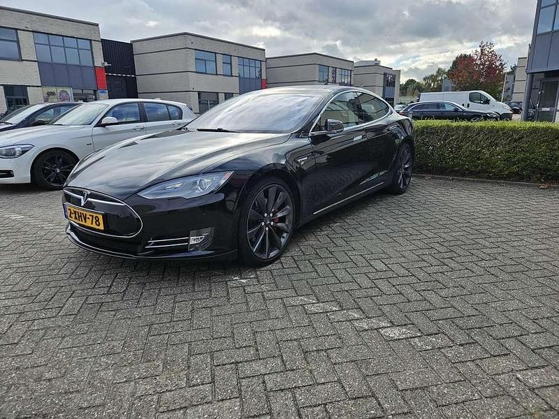 Occasion Tesla Model S 309 kW (421 PK) 2014 Zwart Hatchback