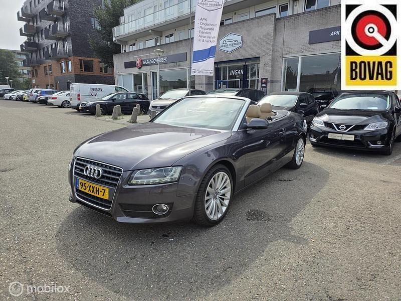 Grijs Gebruikt 2010 Audi A5 Cabriolet Proline Cabriolet | € 12.450 (Eerlijke prijs) - Afbeelding 1/4