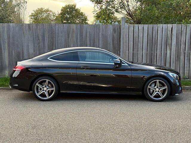 Occasion Mercedes C180 AMG 156 PK (114 kW) 2015 Zwart Coupé