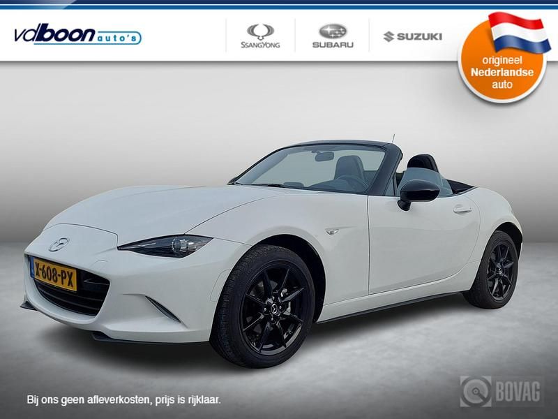 Wit Gebruikt 2024 Mazda MX5 Prime-Line Cabriolet | € 29.950 (Super prijs) - Afbeelding 1/3