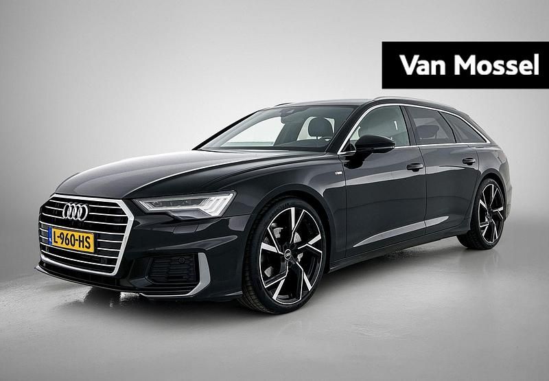 Zwart Gebruikt 2021 Audi A6 Sport Stationwagen | € 38.900 (Goede deal) - Afbeelding 1/4