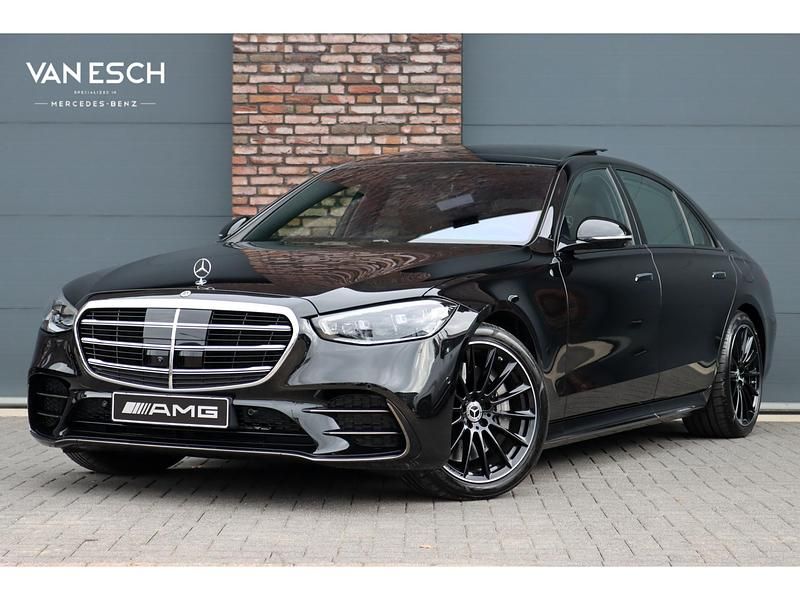 Zwart Gebruikt 2024 Mercedes S580 AMG line Sedan | € 142.500 - Afbeelding 1/4
