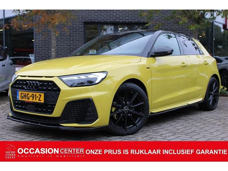 Geel Occasion 2022 Audi A1 Sportback S-Line Hatchback | € 29.950 (Iets duurder) - Afbeelding 1/4