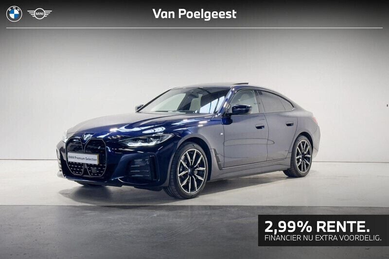Blauw, metallic lak Gebruikt 2024 BMW i4 Executive Sedan | € 66.995 - Afbeelding 1/4