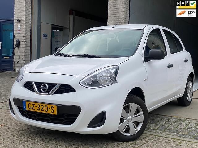 Wit Gebruikt 2015 Nissan Micra Pack Hatchback | € 3.850 (Eerlijke prijs) - Afbeelding 1/4