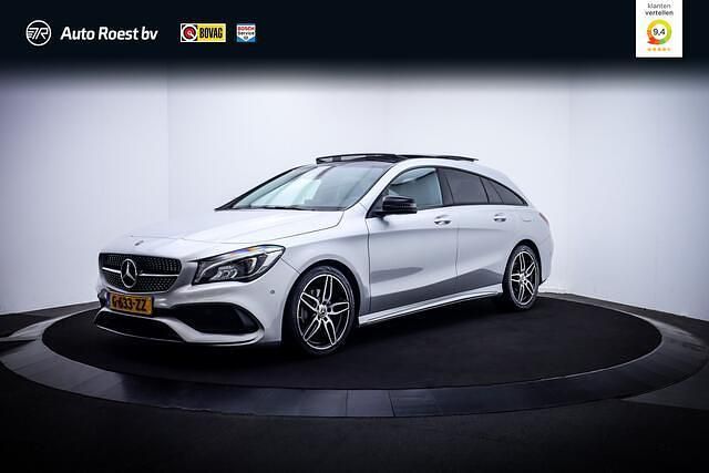 Grijs Gebruikt 2018 Mercedes CLA180 Shooting Brake AMG line Stationwagen | € 21.950 (Eerlijke prijs) - Afbeelding 1/4