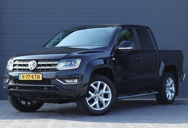 Zwart Gebruikt 2017 VW Amarok Highline Pickup | € 22.950 (Super prijs) - Afbeelding 1/4