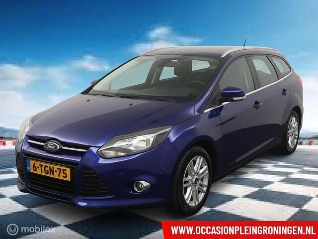 Blauw Gebruikt 2014 Ford Focus Stationwagen | € 6.950 (Eerlijke prijs) - Afbeelding 1/4