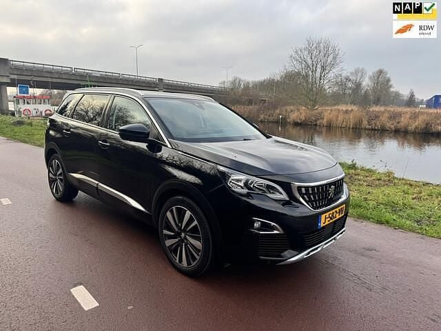 Zwart Gebruikt 2020 Peugeot 5008 Premium SUV | € 14.850 (Super prijs) - Afbeelding 1/4