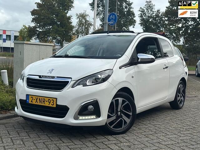 Wit Gebruikt 2014 Peugeot 108 Allure Hatchback | € 6.750 (Eerlijke prijs) - Afbeelding 1/4