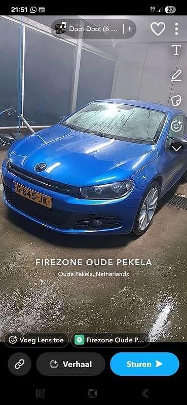 Blauw Gebruikt 2010 VW Scirocco Coupé | € 6.500 - Afbeelding 1/3
