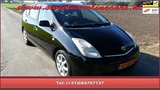 Zwart Gebruikt 2008 Toyota Prius Business Edition Hatchback | € 3.450 (Eerlijke prijs) - Afbeelding 1/4