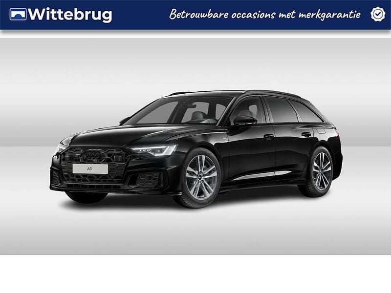 Zwart Occasion 2025 Audi A6 Competition Stationwagen | € 53.950 (Super prijs) - Afbeelding 1/4