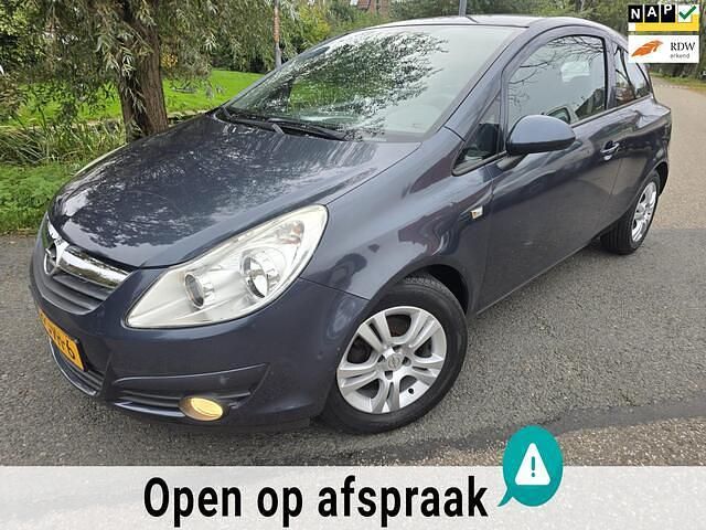 Grijs Gebruikt 2009 Opel Corsa Edition Hatchback | € 4.250 (Goede deal) - Afbeelding 1/4