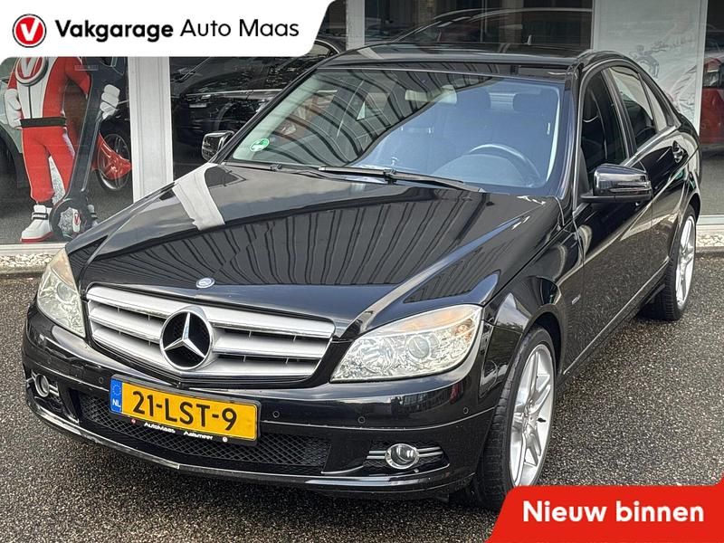 Zwart Gebruikt 2010 Mercedes C180 Business Sedan | € 6.750 (Eerlijke prijs) - Afbeelding 1/4