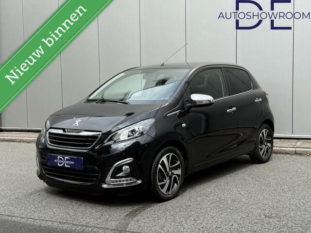 Zwart Gebruikt 2018 Peugeot 108 Allure Hatchback | € 8.650 (Eerlijke prijs) - Afbeelding 1/4