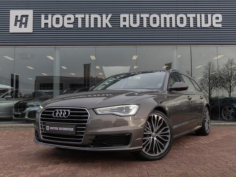 Grijs Gebruikt 2015 Audi A6 Ambiente Stationwagen | € 19.940 (Duur) - Afbeelding 1/4