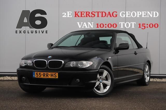 Saphirschwarz metallic (zwart metallic) Gebruikt 2005 BMW 318 Cabriolet Executive Cabriolet | € 14.999 - Afbeelding 1/4