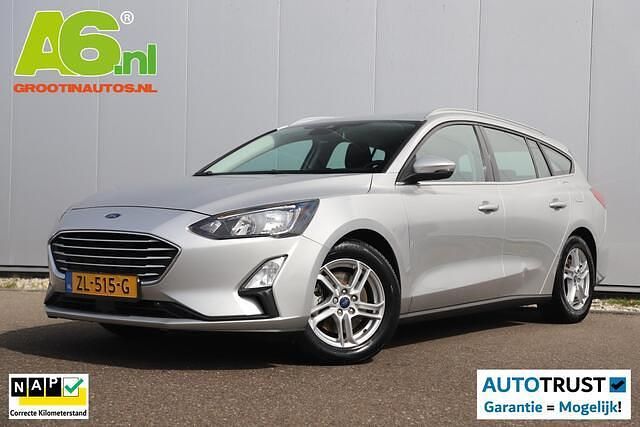 Grijs Gebruikt 2019 Ford Focus Business Edition Stationwagen | € 9.999 (Super prijs) - Afbeelding 1/4