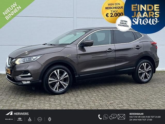 Bruin Occasion 2019 Nissan Qashqai Tekna SUV | € 18.385 (Eerlijke prijs) - Afbeelding 1/4