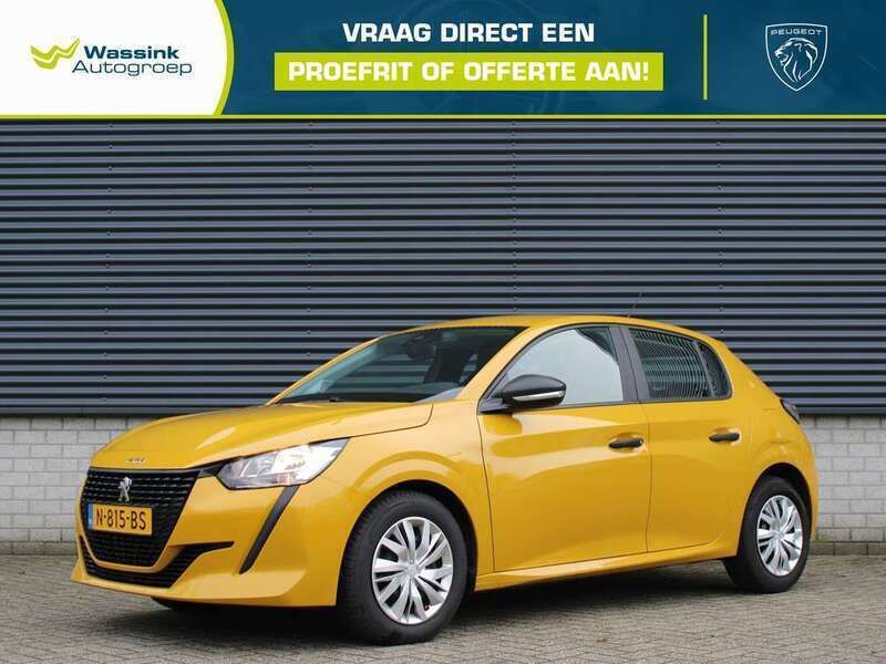 Geel Gebruikt 2021 Peugeot 208 Hatchback | € 12.290 (Super prijs) - Afbeelding 1/3