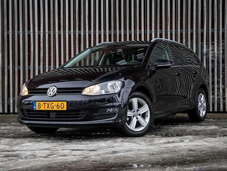 Occasion VW Golf VII Highline 105 PK (77 kW) 2014 Zwart Stationwagen