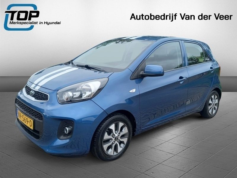Blauw Gebruikt 2017 Kia Picanto Hatchback | € 9.250 (Eerlijke prijs) - Afbeelding 1/4