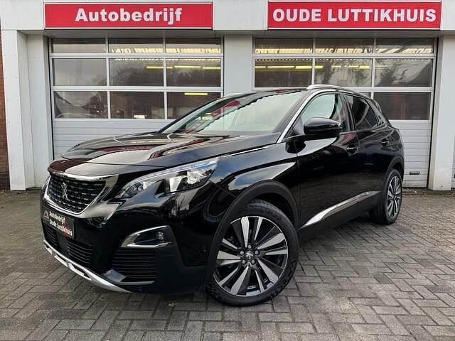 Zwart Gebruikt 2018 Peugeot 3008 Allure MPV | € 17.945 (Eerlijke prijs) - Afbeelding 1/4