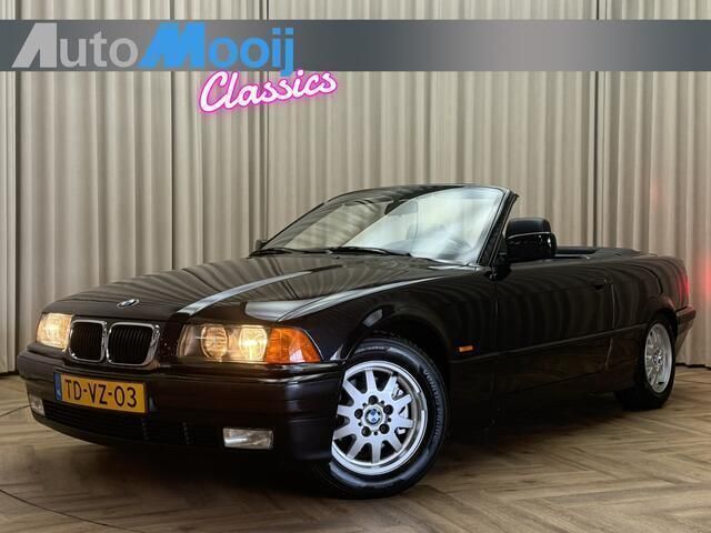 Zwart Gebruikt 1998 BMW 320 Executive Cabriolet | € 9.950 - Afbeelding 1/4