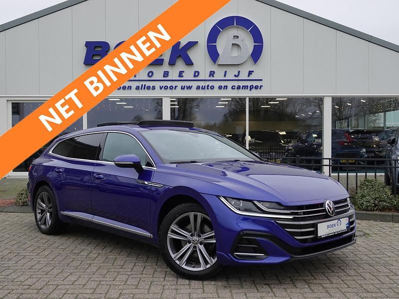 Blauw Gebruikt 2022 VW Arteon R-line Stationwagen | € 30.840 (Eerlijke prijs) - Afbeelding 1/4