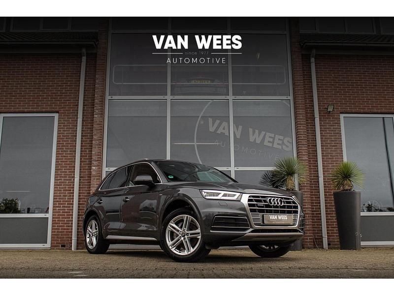 Grijs Gebruikt 2018 Audi Q5 Sport SUV | € 34.950 (Eerlijke prijs) - Afbeelding 1/3