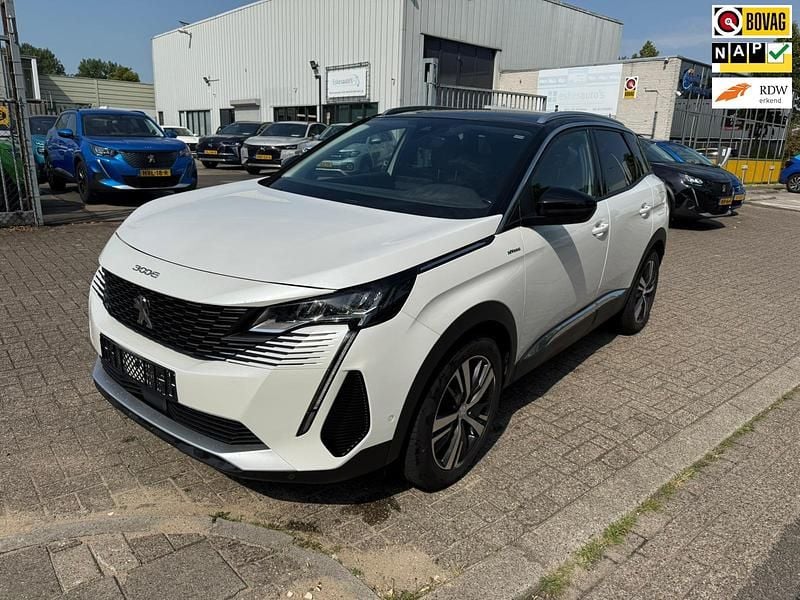 Wit Gebruikt 2021 Peugeot 3008 Allure SUV | € 18.850 (Goede deal) - Afbeelding 1/4