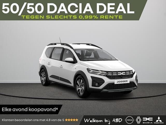 Wit Nieuw 2025 Dacia Jogger Expression MPV | € 27.475 (Eerlijke prijs) - Afbeelding 1/2