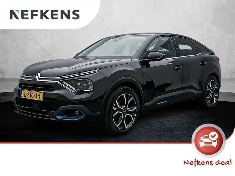Zwart Gebruikt 2021 Citroën e-C4 Shine SUV | € 16.725 (Eerlijke prijs) - Afbeelding 1/3