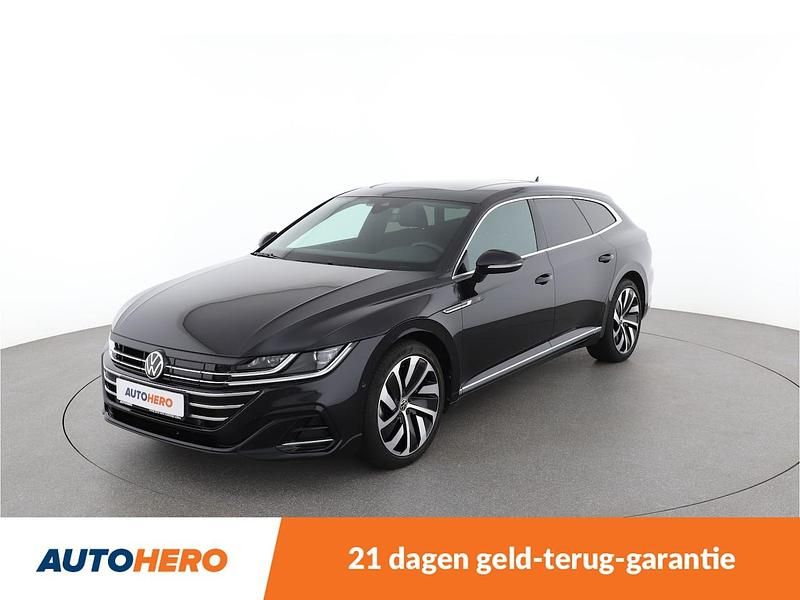 Zwart Gebruikt 2021 VW Arteon R-line Stationwagen | € 31.949 (Eerlijke prijs) - Afbeelding 1/4